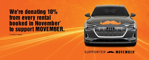 SIXT x Movember. This is New MO-bility.